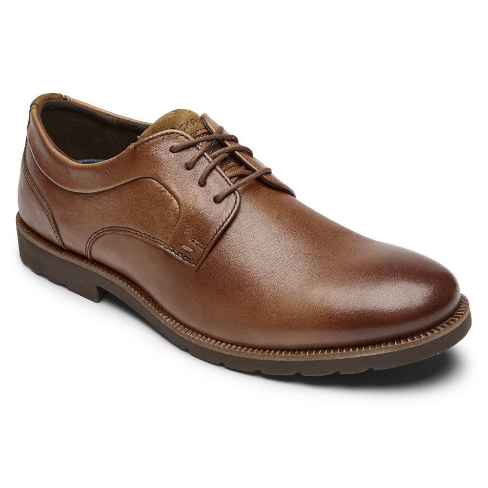 Rockport Mens Oxfords Brown - Sharp & Ready 2 Plain Toe - UK 190-MGXRJP